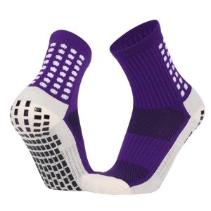 Mens Football Soccer Socks Sports Cycling Grip Socks Anti Slip Non Slip Grip Pads for Football Basketball New