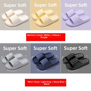 TZLDN | Non-slip Deodorant Women EVA Slippers 6 Pairs