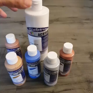 Umistrong Acrylic Paint  2 Litres (11-50)Art Painting Bottled Acrylic Painting