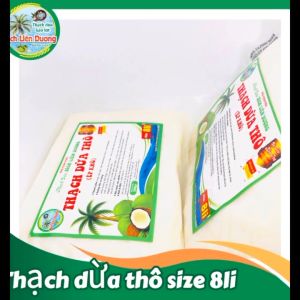 THẠCH DỪA THÔ ÉP KHÔ SIZE 8LI TẶNG KÈM HƯƠNG_LOẠI TÚI 500GR