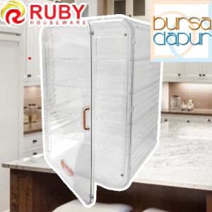 Ruby Tempat Makanan 5 Susun Mewah Akrilik Penyimpan Panas