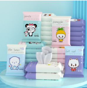 【1-3 Days Delivery】Wipes for Baby Organic Baby Wipes 80pcs Per Pack &10 pulls Wet Wipes Hypoallergenic (Non-Alcohol)