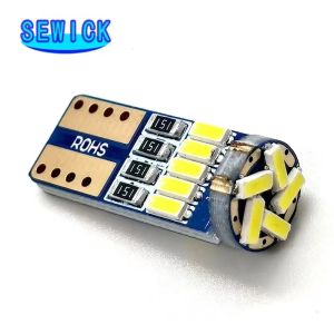100pcs T10 15SMD 4014 LED W5W 194 Car Side Map Door Reading Tail Light Lamp Bulbs White DC 12V - Car Styling Side Wedge