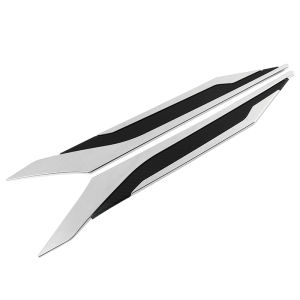 For Toyota RAV4 XA50 Hybrid 2019 2020 2021 2022 2023 2024 2025 ABS Car Front Body Head Shark Gills Leaf Board Side Trim Sticker