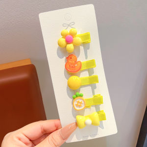 ENEN | Sweet Flower Hair Clip Soft Fabric Child