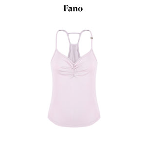 Fano | Áo Camisole Vòng Cổ V Không Tay Màu Hồng