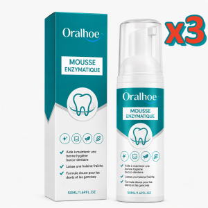 oralhoe | Refreshing Oral Foam Mousse Clear Hidden Food Residues Deliver Pleasant Breath For Daily Oral Routine Gentle Teeth Cleaning Foam