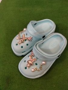 sendal Baim anak perempuan motif rantai kelinci Terbaru bahan eva Ringan