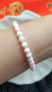 Collection Grade Natural Pink Larimar Natrolite Bracelet
