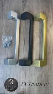 315 Series Square Pull Handle - (Black Gold Silver) HOME DIY for Sliding Door & Swing Door - Premium Modern Design