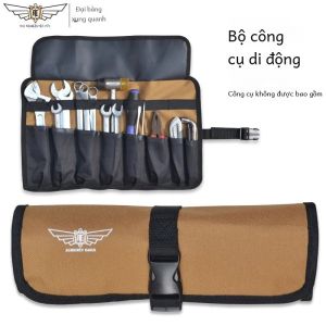 Túi Vải Oxford Cuộn Di Động Túi Đựng Dụng Cụ Cờ Lê Có Thể Gập Lại Cờ Lê Búa Cắm Trại Bộ Công Cụ Lưu Trữ Bỏ Túi - GIẢM GIÁ 81%