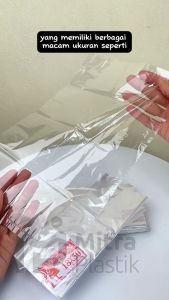 (1 Ikat) Plastik AA 7x15 Kantong Bening Tipis Bungkus Sambal Gula Terigu Tepung Sayur Kertas Fotocopy