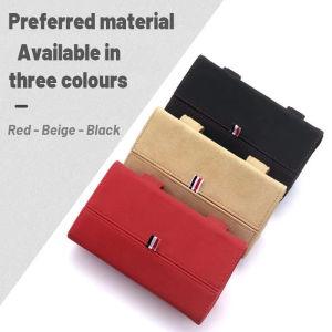 High quality Car glasses case suede environmental protection material sun glasses holder box car visor multi functional sunglasses holder Car dedicated For Toyota raize Vios Fortuner Innova Corolla Altis Hiace Avanza Land Cruiser Hilux Camry Wigo RAV4 Rev