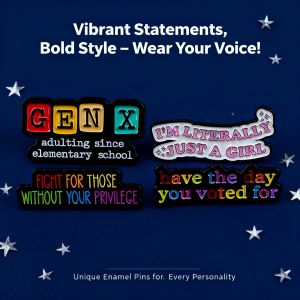 Bandai | English Quote Brooch Pin Fashion Badge Clothing Backpack Accessory Decoration Alloy Brooch Pin Hot Sale Cross Border