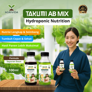 Takumi AB Mix Sayuran Daun 100ml | Nutrisi Hidroponik Premium