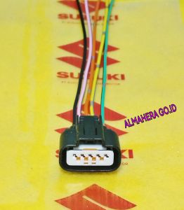Soket Kabel Sensor TPS MAQS Suzuki Satria Fu/GSX/Nex/address Soket Sensor TPS MAQS Throttle body Suzuki Satria Fu GSX Nex address PIN 5 original