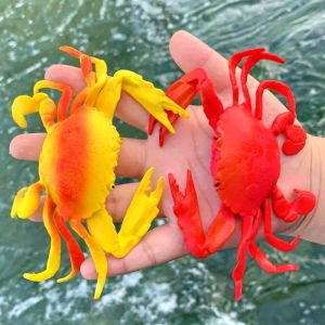 Đồ Chơi Mô Hình Động Vật Biển Mềm Cho Trẻ Em Đồ Chơi Tắm Nước Đỏ Cá Heo Hình Con Tôm Đồ Chơi Mô Phỏng Động Vật Tĩnh Cho Trẻ Em Dưới 3 Tuổi