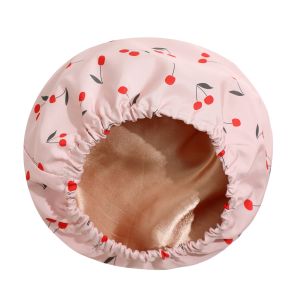 Waterproof Elastic Bath Cap for Women Shower Cap Salon Special Household Durable EVA Material Adult Personal Care Accessory