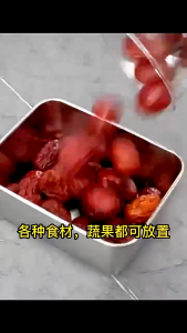 กล่องสแตนเลส (ชุด5 ใบ) กล่องใส่อาหารสแตนเลส พร้อมฝาปิดสนิท  กล่องแสตนเลส 316L  ขนาดใหญ่ 13.7x11x5.5 CM. จุได้เยอะ ราคาถูก ทำจากสแตนเลสเกรดอาหาร ผิวสแตนเลสเรียบ ทำความสะอาดง่าย