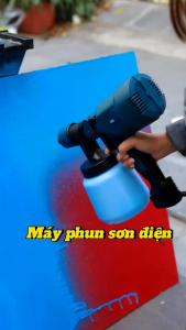 Hoả Tốc Máy phun sơn Điện Cầm Tay Boshun BS-SG800W Công suất 800W 3 kiểu phun Bình Chứa 1000ml