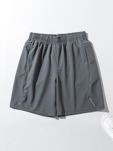 Quần Short Thể Thao Nam Mùa Hè Ngoài Trời Rộng Rãi Màu Trơn Đơn Giản Đa Năng Chống Nắng Thời Trang Quần Short Tập Luyện