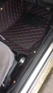 (Ready Stock) For Toyota Sienta mats / Floor Mats / Car waterproof dustproof shockproof front and back PU leather