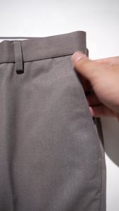 OWEN - Quần tây Carrot Fit QCAT231736 màu Be chất liệu TR Spandex