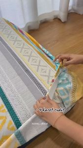 Sprei Single 100x200 tinggi 20cm Katun Original - Motif Minimalis Anti Geser