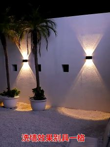 Buyyu Solar 4 LED Solar Light Outdoor Lighting Garden Wall Lamp For Solar Led Light for Courtyard Street