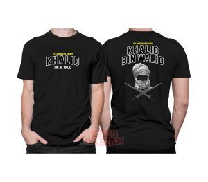 T-SHIRT KAOS DAKWAH ISLAMI KHALID BIN WALID THE UNBROKEN SWORD