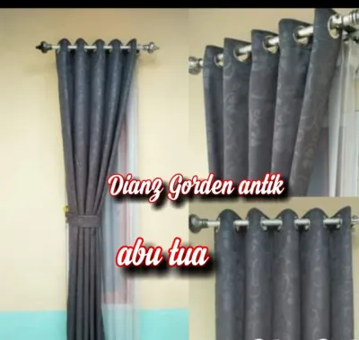 Gorden Pintu Dan Jendela Panjang 4 meter Hordeng pintu kamar Tinggi 2 Meter Tirai jendela Ventilasi minimalis