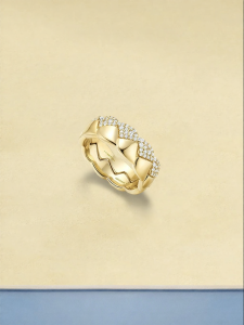 HEFANG Jewelry | Geometric Stackable Couples Ring Jewelry