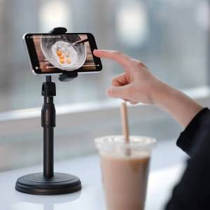Happy Mall COD Microphone Stand Desktop Live Broadcast Mobile Phone Tablet Lazy Man Holder Live Broadcast Support