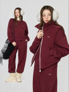 Turn Signal | Trendy Warm Thicker Casual Sport Hoodie and Sweatpants Set 2025 New