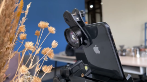 RAJA APEXEL Lensa Kamera HP Smartphone Macro Lens Universal HD 100mm - APL-HB100mm