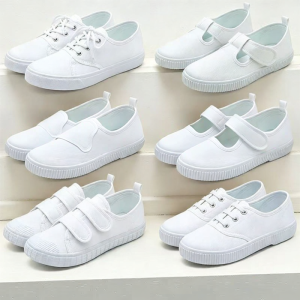 JIFANPAUL | Dance & Sports White Canvas Shoes
