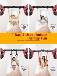 XINYIWANJIA | Home Indoor No Drilling Pull Up Bar Door Fitness Gym
