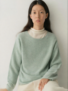 INSIS FEMME | Cultural Seamless Textured Round Neck Sweater