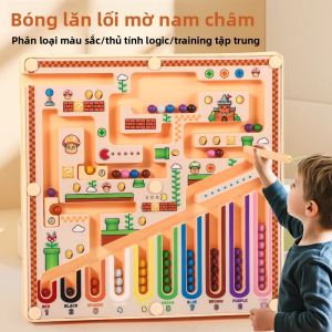 Đồ Chơi Mê Cung Nam Châm Cho Trẻ Em Từ 3-6 Tuổi Trò Chơi Xếp Hình Giáo Dục Sớm Giúp Rèn Luyện Khả Năng Tập Trung Và Tư Duy Logic
