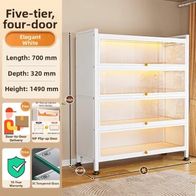 Home Glass Display and Storage Cabinet