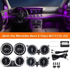 Đèn LED RGB 64 Màu Cho Cửa Gió Điều Hòa Xe Mercedes Benz W213 E-Class Đèn Trang Trí Cửa Gió Điều Hòa Kiểu Turbo Điều Khiển Bằng Hệ Thống Ambient