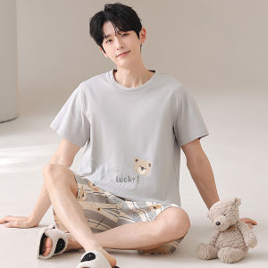Nanjiren | Cotton Lightweight Mens Pajama Set