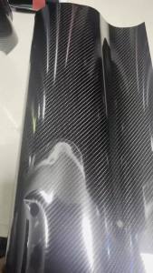 6D Gloss Black Carbon Fiber Vinyl Wrap Film PVC Car Wrapping Foil Skin Car Body Sticker Cover Motorcycle With Air Release