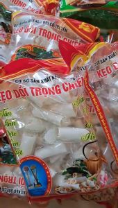 [HCM] COMBO 2 GÓI KẸO DỒI (2*400g) gói bự- Kẹo dồi lạc Thái Bình - Giòn - Thơm - Bùi - Ngon (kẹo kéo) - đồ ăn vặt - kẹo dồi Trọng Chiến
