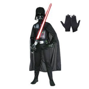 Halloween Costume Mask Set Child Dress up Darth Vader Outfit Cleanfit H Version Linen Material Autumn Season Adult Women