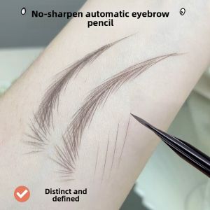 Automatic Dual-Headed Eyebrow Pencil Waterproof Long-Lasting No-Shade Smudge-Proof Makeup Artist Professional Brush Included