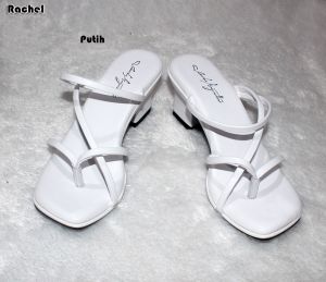 Wk sandal rachel wanita kekinian sandal wedges tinggi 5cm bahan kulit sintetis