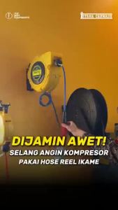 BLACKFOOT Air Hose Reel 10 M / Selang Udara Kompresor Gulung Seperti TEKIRO selang tarik