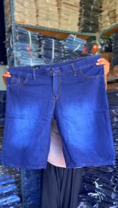 MD DAILY FASHION BIG SIZE CELANA JEANS PENDEK PRIA LAKI LAKI COWO COWOK CELANA JEANS DENIM CELANA MURAH NON STRAIGHT JEANS CELANA PENDEK REGULER FIT JUMBO 26-44 MUAT BB MAX 110 KG