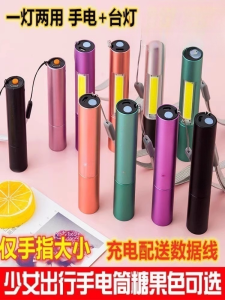 Portable Mini Flashlight Eye Protection Reading Lamp Nurse Room Check Handheld Light Outdoor Camping Travel Illumination